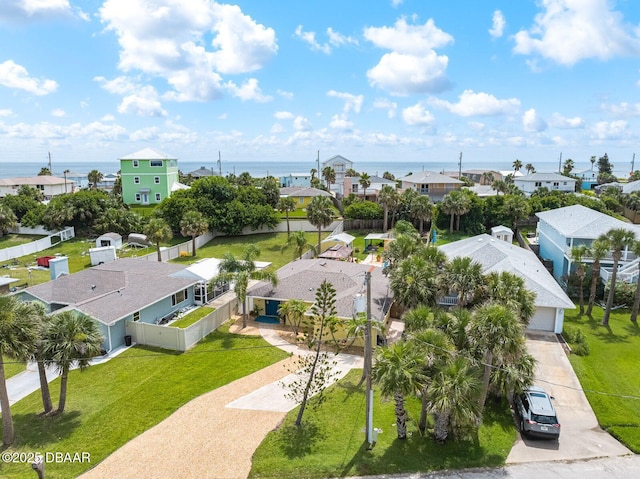 1942 N Daytona Ave, Flagler Beach, FL 32136 - aerial view of residential area with a nearby body of water