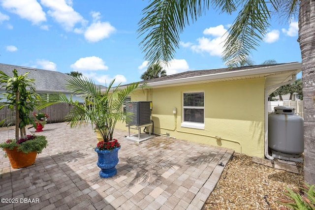1942 N Daytona Ave, Flagler Beach, FL 32136 - view of patio / terrace featuring central air condition unit