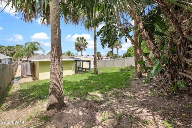 1942 N Daytona Ave, Flagler Beach, FL 32136 - view of yard