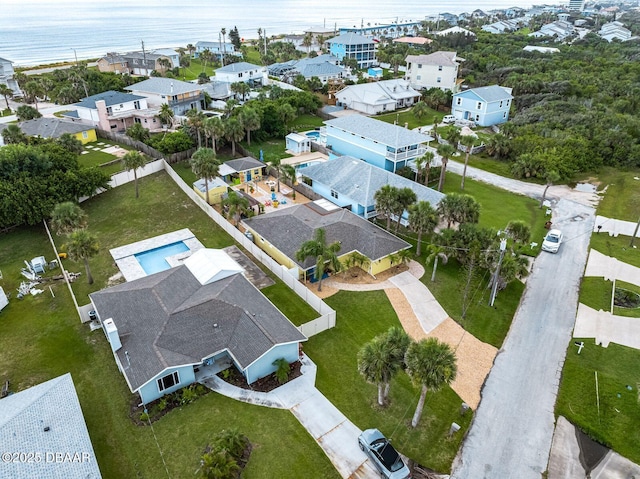 1942 N Daytona Ave, Flagler Beach, FL 32136 - aerial perspective of suburban area featuring a large body of water
