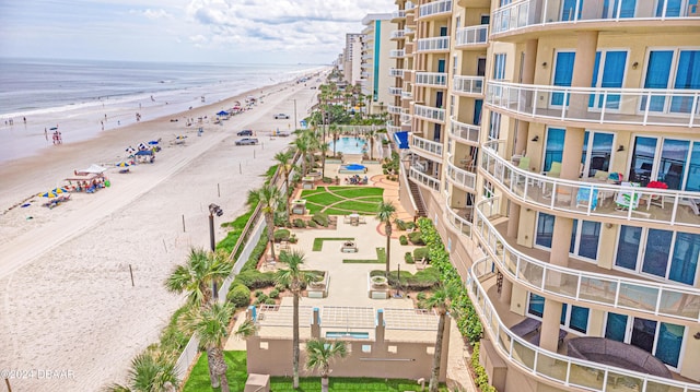 1925 S Atlantic Ave Unit 806, Daytona Beach Shores, FL 32118 - drone / aerial view of expansive coastline and apartment complex / building