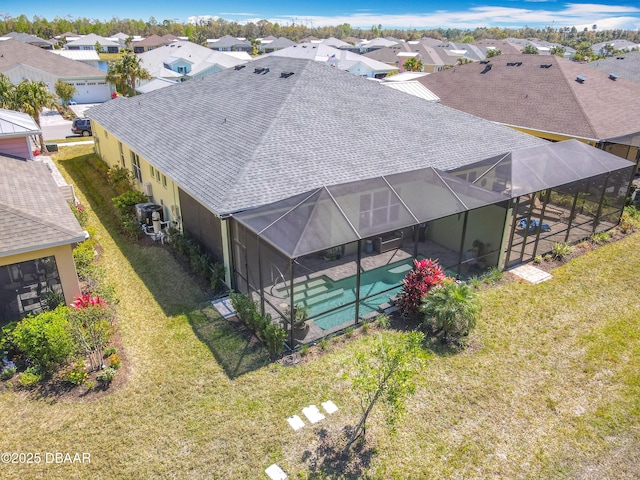 birds eye view of property featuring a residential view