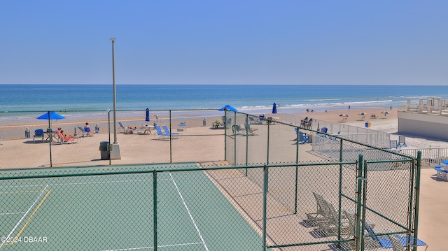 water view featuring a view of the beach