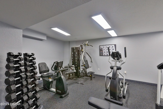 view of exercise room