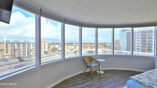 unfurnished sunroom featuring a healthy amount of sunlight