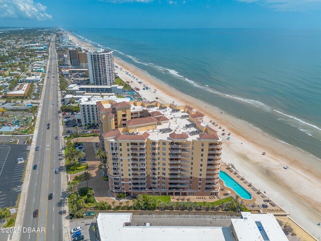 2515 S Atlantic Ave Unit 703, Daytona Beach, FL 32118 - bird's eye view of expansive beach and apartment complex / building