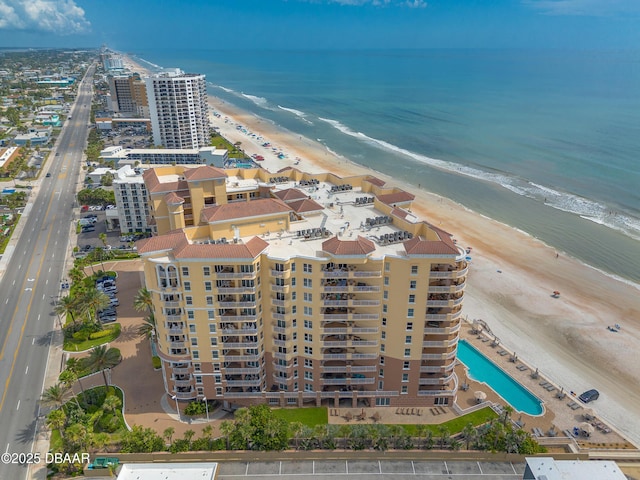 2515 S Atlantic Ave Unit 703, Daytona Beach, FL 32118 - drone / aerial view of unending shoreline and apartment complex / building