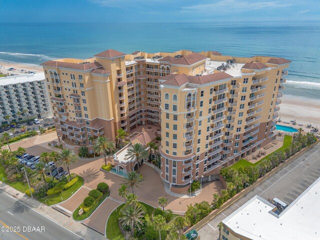2515 S Atlantic Ave Unit 703, Daytona Beach, FL 32118 - drone / aerial view of apartment complex / building and expansive beach