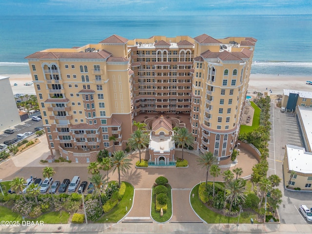 2515 S Atlantic Ave Unit 703, Daytona Beach, FL 32118 - view of apartment building / complex featuring view of water and beach