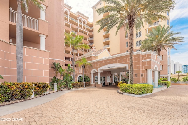2515 S Atlantic Ave Unit 703, Daytona Beach, FL 32118 - view of property with curved driveway