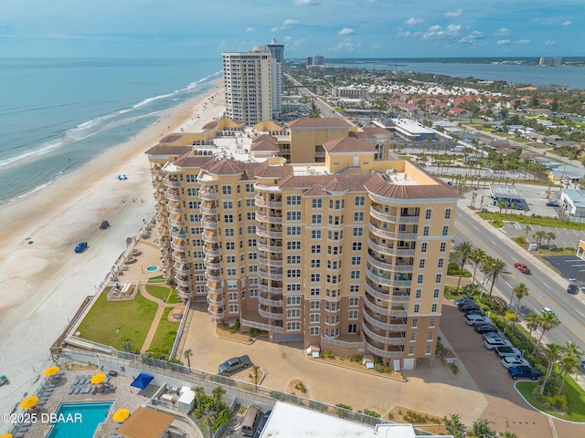 2515 S Atlantic Ave Unit 703, Daytona Beach, FL 32118 - drone / aerial view of extended coastline and apartment complex