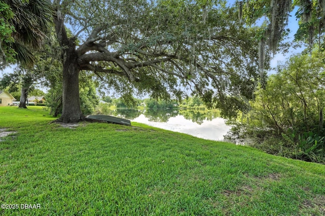3776 Sweet Grove Ct, Port Orange, FL 32129 - view of green lawn with a water view