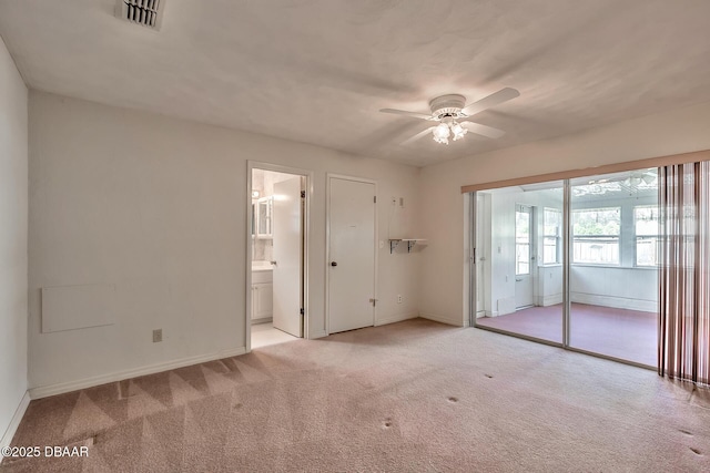 16 Red Maple Cir, Ormond Beach, FL 32174 - unfurnished bedroom featuring light colored carpet, baseboards, visible vents, and access to exterior