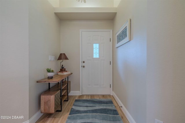 682 Middlebury Loop, New Smyrna Beach, FL 32168 - entryway featuring light wood finished floors and baseboards