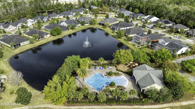 408 Chelsea Place Ave, Ormond Beach, FL 32174 - drone / aerial view featuring a water view and a residential view