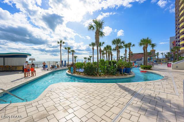 pool featuring a patio