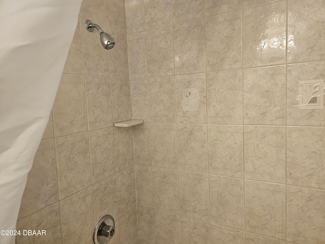 1233 S Atlantic Ave Unit 1030, Daytona Beach, FL 32118 - bathroom view of a shower with curtain