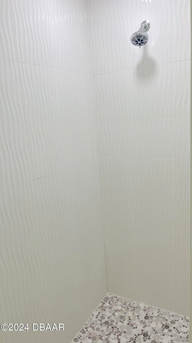 room details featuring tiled shower