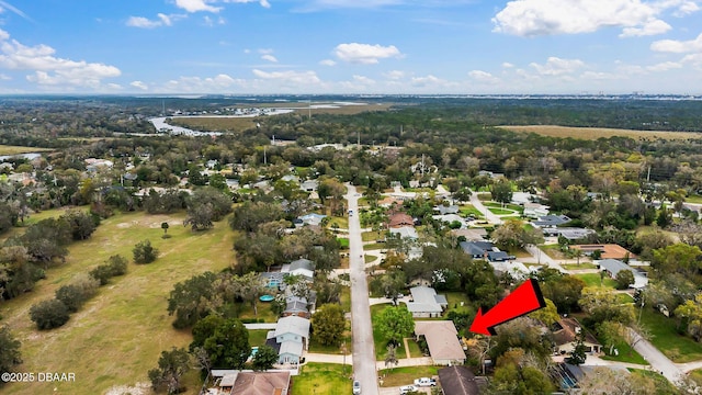 bird's eye view featuring a residential view