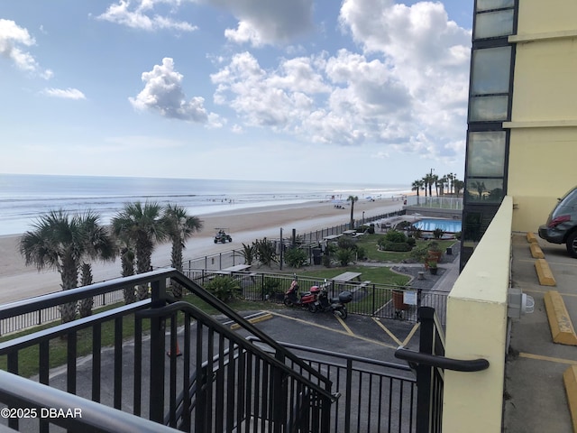 water view with a beach view