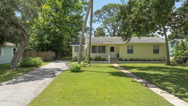 38 Lorillard Pl, Ormond Beach, FL 32174 - view of front facade featuring a shingled roof and asphalt driveway
