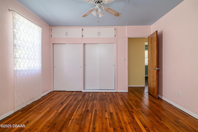 38 Lorillard Pl, Ormond Beach, FL 32174 - unfurnished bedroom featuring wood-type flooring and a closet