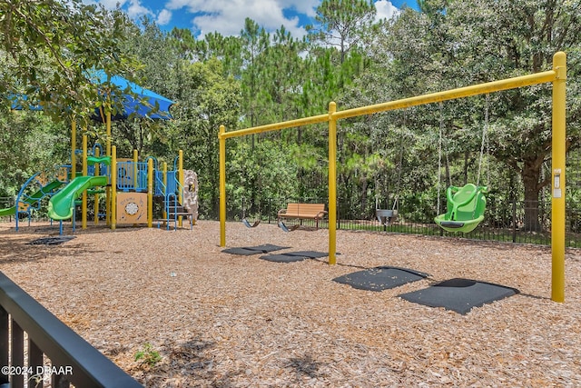 view of play area