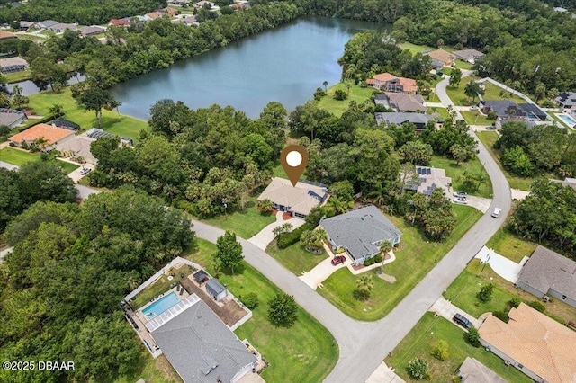 49 Ludlow Ln W W, Unit W, Palm Coast, FL 32137 - view of property location featuring a nearby body of water and nearby suburban area