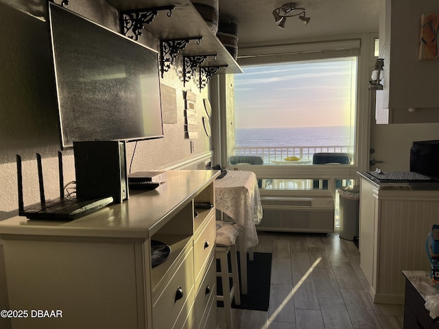 interior space with white cabinets