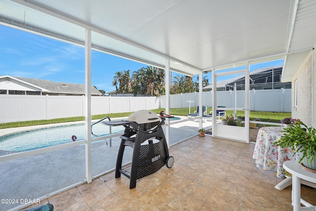 sunroom / solarium featuring a wealth of natural light