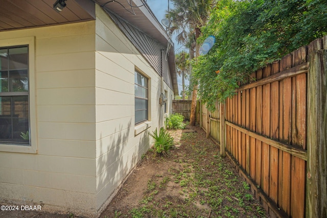 view of side of property