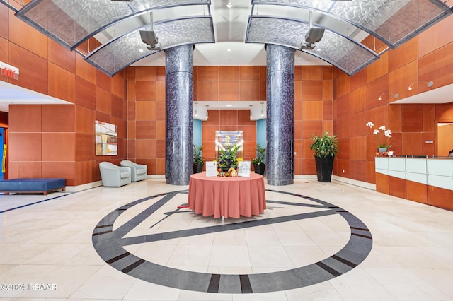 231 Riverside Dr Unit 1903-1, Daytona Beach, FL 32117 - building lobby with a high ceiling