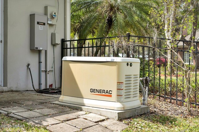 2 Bulows Lndg, Flagler Beach, FL 32136 - exterior view of a power unit, electric meter, and stucco siding