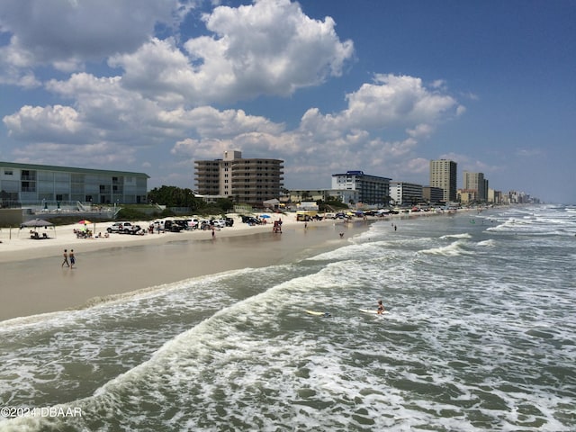 water view with a beach view