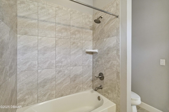 336 Stirling Bridge Dr, Ormond Beach, FL 32174 - bathroom featuring toilet and tub / shower combination