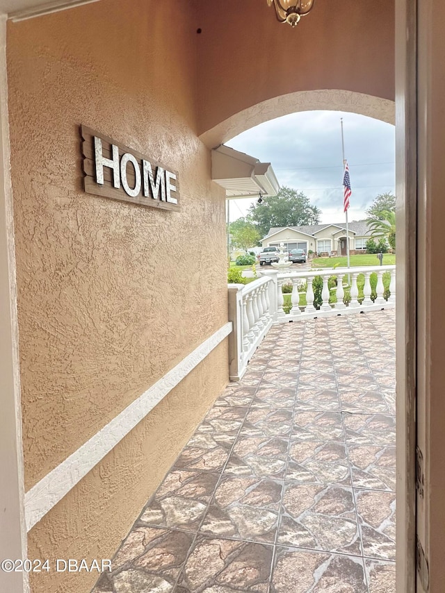 5 Wild Rose Pl, Palm Coast, FL 32164 - view of patio / terrace with covered porch