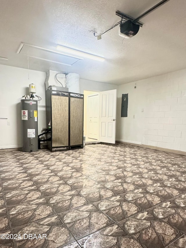5 Wild Rose Pl, Palm Coast, FL 32164 - garage with electric water heater, a garage door opener, and electric panel