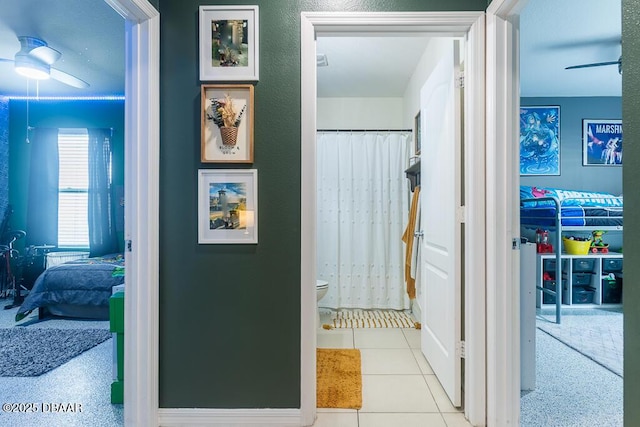 2756 Star Coral Ln, New Smyrna Beach, FL 32168 - hall with tile patterned floors