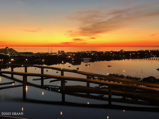 231 Riverside Dr Unit 2409, Holly Hill, FL 32117 - water view featuring a notable bridge
