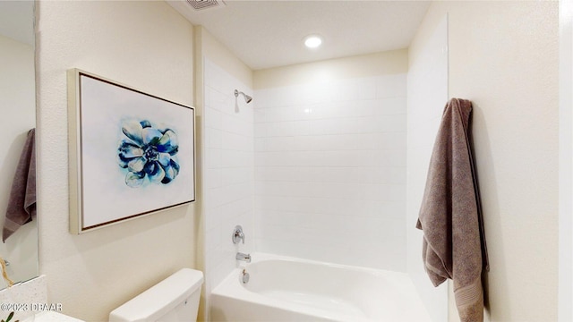 3988 Willowbrook Dr, Edgewater, FL 32141 - bathroom with toilet and bathtub / shower combination