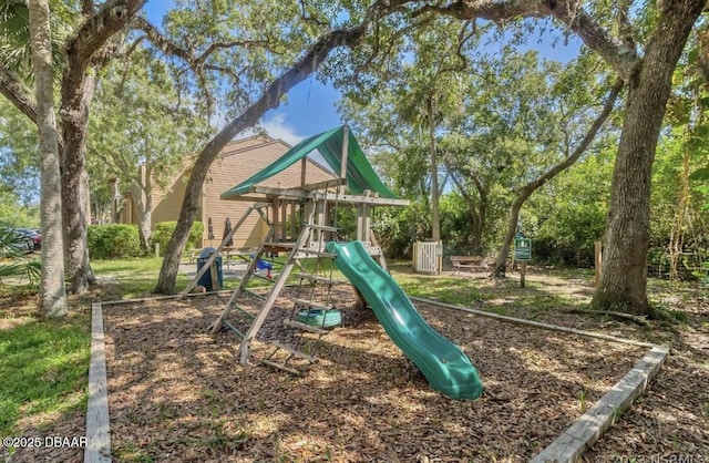 view of play area