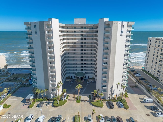 2055 S Atlantic Ave Unit 710, Daytona Beach, FL 32118 - view of apartment building / complex with a water view