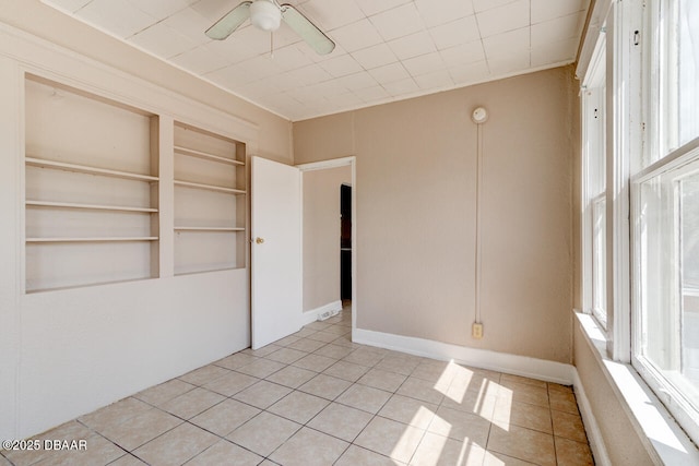 634 Aberdeen St, Daytona Beach, FL 32114 - unfurnished room with ceiling fan and light tile patterned floors