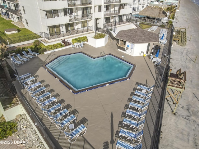 2615 S Atlantic Ave Unit 6E, Daytona Beach Shores, FL 32118 - community pool with a patio