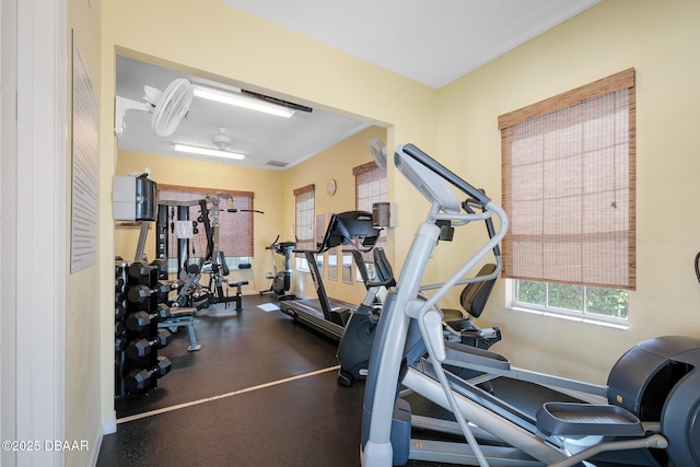 view of exercise room