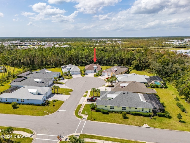 1124 Sea Shell Ct, Daytona Beach, FL 32124 - aerial perspective of suburban area