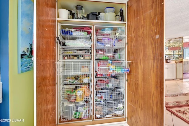 view of pantry