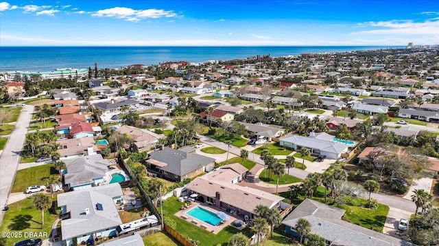 153 University Cir, Ormond Beach, FL 32176 - aerial view of property and surrounding area featuring nearby suburban area and a large body of water