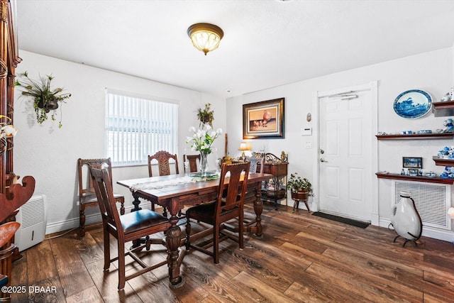 153 University Cir, Ormond Beach, FL 32176 - dining room with hardwood / wood-style floors and baseboards