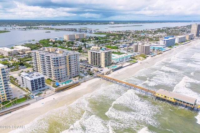 3703 S Atlantic Ave Unit 501, Daytona Beach Shores, FL 32118 - view of urban area featuring expansive beach